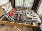2x Bossflex 840EL elektrische lattenbodems 80x200 cm, Huis en Inrichting, Ophalen, Gebruikt, Eenpersoons, 80 cm