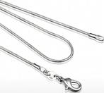 925 sterling zilveren ketting L 60 cm D 1mm - S-28, Ophalen of Verzenden, Nieuw, Zilver, Zilver
