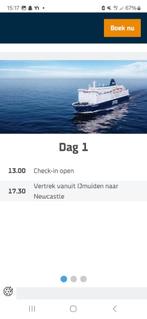 3-daagse MiniCruise naar Newcastle met DFDS (2p.), Ophalen of Verzenden, Nieuw
