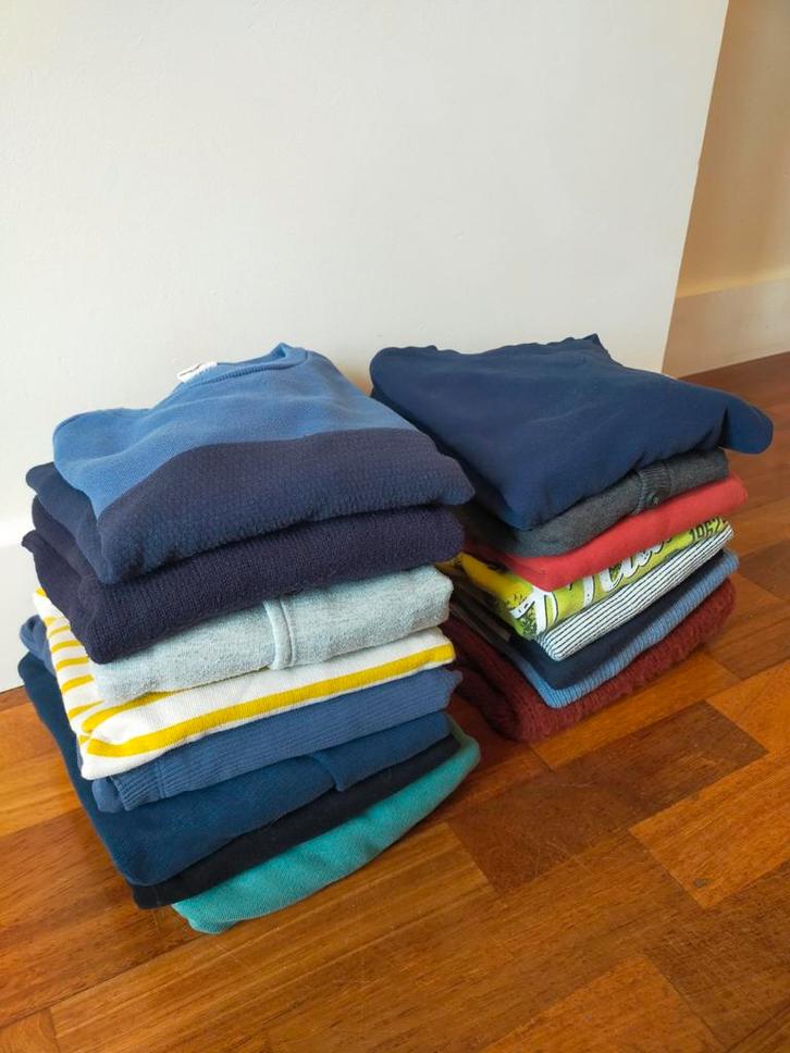 15 truien en sweatshirts. Diverse merken. 110/116, Kinderen en Baby's, Kinderkleding | Maat 110, Gebruikt, Jongen, Trui of Vest