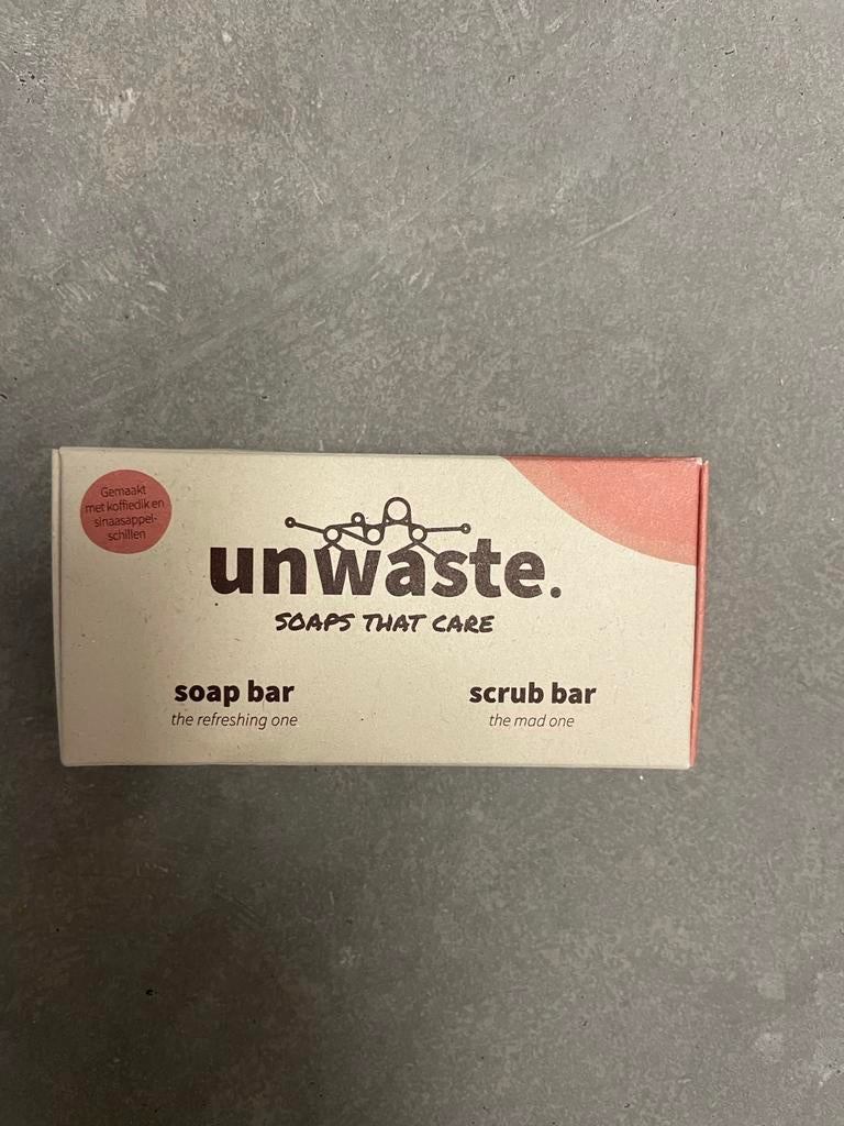 Unwaste Soap Bar & Scrub Bar - Nieuw!, Ophalen of Verzenden, Nieuw, Bad & Douche