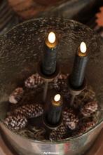 Trio kandelaar voor in een windlicht, Www.jufbrocante.nl, Www.jufbrocante.nl, Nieuw, Ophalen of Verzenden