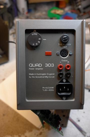 Nieuwe Quad 303/2 eindversterker beschikbaar voor biedingen