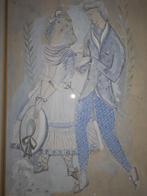 Leo Gestel  Vroeg werk     Gesigneerd en ingelijst  Afmeting, Antiek en Kunst, Ophalen