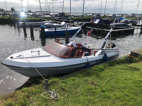 Te koop Bateaux Ocqueteau Boxer 44 met 60pk Johnson VRO, Watersport en Boten, Speedboten, Zo goed als nieuw, 3 tot 6 meter, Benzine