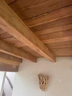 Antieke eiken houten balken, Doe-het-zelf en Verbouw, Hout en Planken, Gebruikt, Eiken, Ophalen of Verzenden, Balk