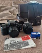 Canon EOS 750 Camera met 2 lenzen, film en tas, Ophalen of Verzenden, Gebruikt, Spiegelreflex, Canon