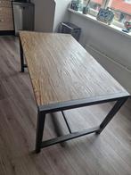 Industriele eettafel 160x90, Ophalen, 50 tot 100 cm, Zo goed als nieuw, Vijf personen of meer