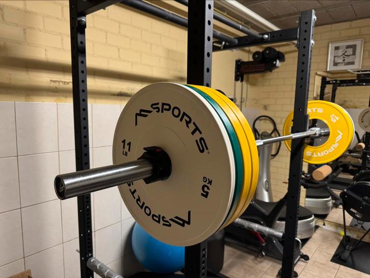 Msports Fitness gewichtsstation thuisgym (Olympic bar,1500e), Sport en Fitness, Fitnessmaterialen, Nieuw, Ophalen