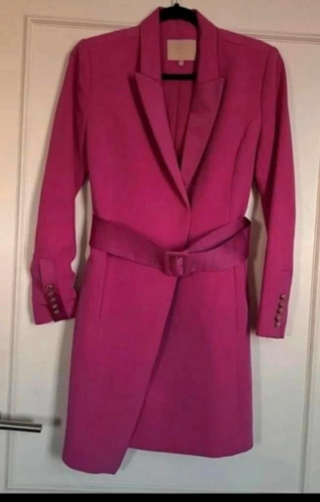 Blikvanger. Fuchsia, Pink JoshV, Josh V jurk, blazerdress S, Kleding | Dames, Jurken, Nieuw, Maat 36 (S), Roze, Boven de knie