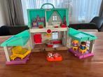 Fisher price little people speelhuis, Kinderen en Baby's, Speelgoed | Fisher-Price, Ophalen of Verzenden, Zo goed als nieuw, Speelset