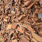 Haardhout Azobe 1m3 los gestort €90 Heteren, Tuin en Terras, Haardhout, Minder dan 3 m³, Ophalen, Overige houtsoorten, Blokken