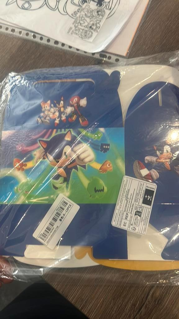 Sonic traktaties, Hobby en Vrije tijd, Feestartikelen, Nieuw, Feestartikel, Verjaardag, Ophalen