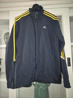 Adidas clima proof trainings jas blauw geel maat S, Blauw, Ophalen of Verzenden, Adidas, Gedragen