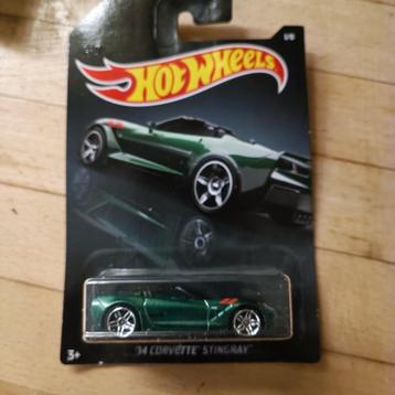 Hot Wheels ´14 Chevrolet Corvette Stingray groen metallic beschikbaar voor biedingen
