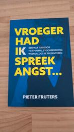 Pieter Frijters - Vroeger had ik Spreekangst, Ophalen of Verzenden, Zo goed als nieuw, Pieter Frijters