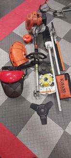 multitool tuingereedschap benzine 2 delig Kibani zaag schaar, Ophalen, Zo goed als nieuw