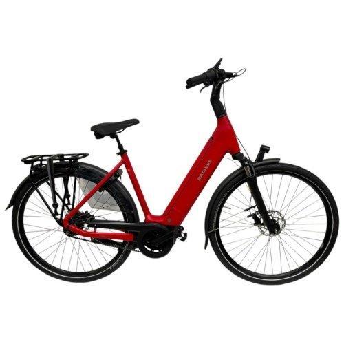 Batavus Finez E-go Power Exclusive Belt 500 WH Dames Rood 53, Fietsen en Brommers, Elektrische fietsen, Nieuw, Batavus, 51 tot 55 cm