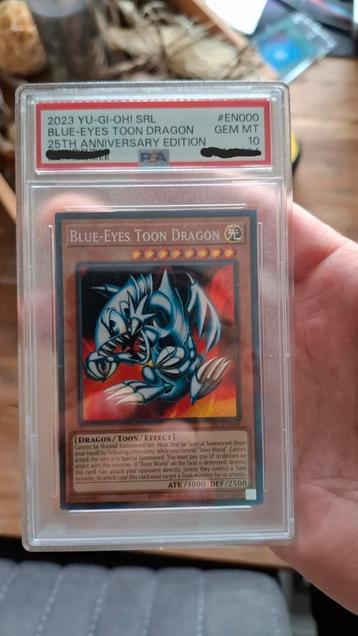 Blue Eyes Toon Dragon SRL-EN000. PSA 10!! beschikbaar voor biedingen