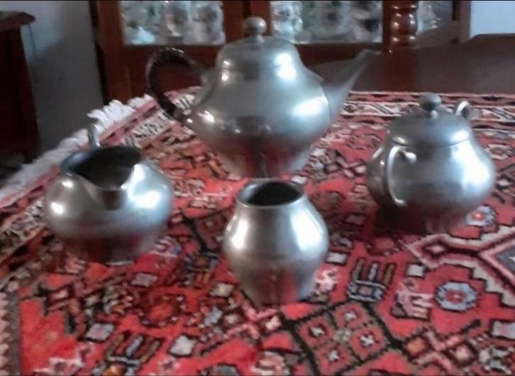 Antiek Tinnen Servies - Zeer Goed!, Antiek en Kunst, Antiek | Tin, Ophalen