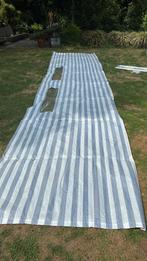 Windscherm blauw en wit 6 m x 1.40 m, Caravans en Kamperen, Windschermen, Ophalen, Gebruikt