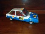 Vintage rally sedan #85 in blik – ca. 1:25 schaal, Ophalen, Zo goed als nieuw, Overige merken