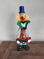Murano clown gestickert met pitau, Antiek en Kunst, Antiek | Glas en Kristal, Ophalen of Verzenden