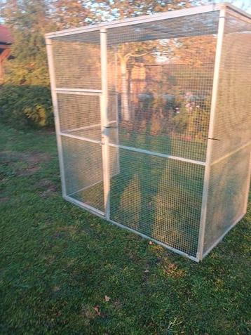 Voliere aluminium kooi kattenren  beschikbaar voor biedingen