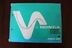 Honda CJ250T CJ360T T1 1978 motorcycle parts list CJ 360, Ophalen of Verzenden, Honda
