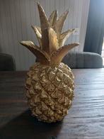 Goudkleurige decoratie ananas ( 32 cm ), Ophalen of Verzenden