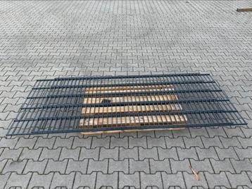 9.5 meter dubbelstaafmat hekwerk, hoogte 120 centimeter! beschikbaar voor biedingen