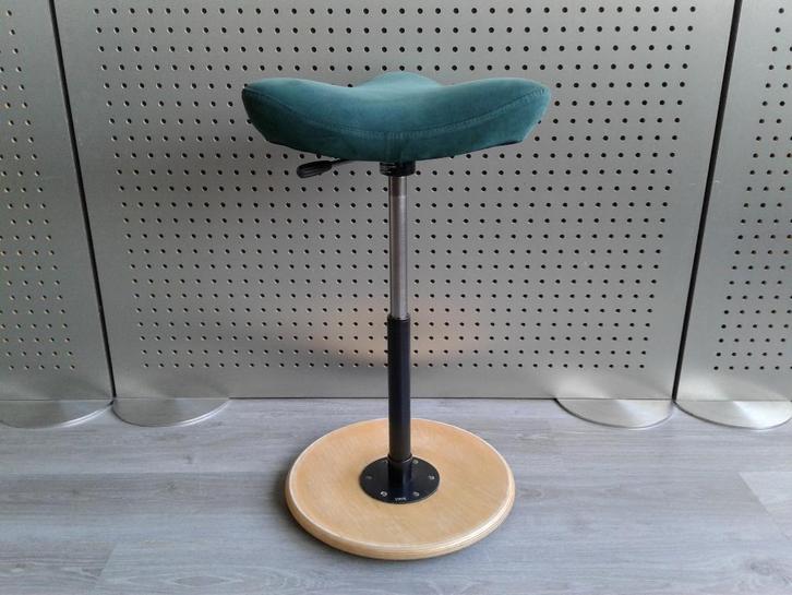 Variér (Stokke) Move (Laag) (Groen), Zeer Goed!, Huis en Inrichting, Bureaustoelen, Gebruikt, Bureaukruk, Groen, Ergonomisch, Ophalen of Verzenden