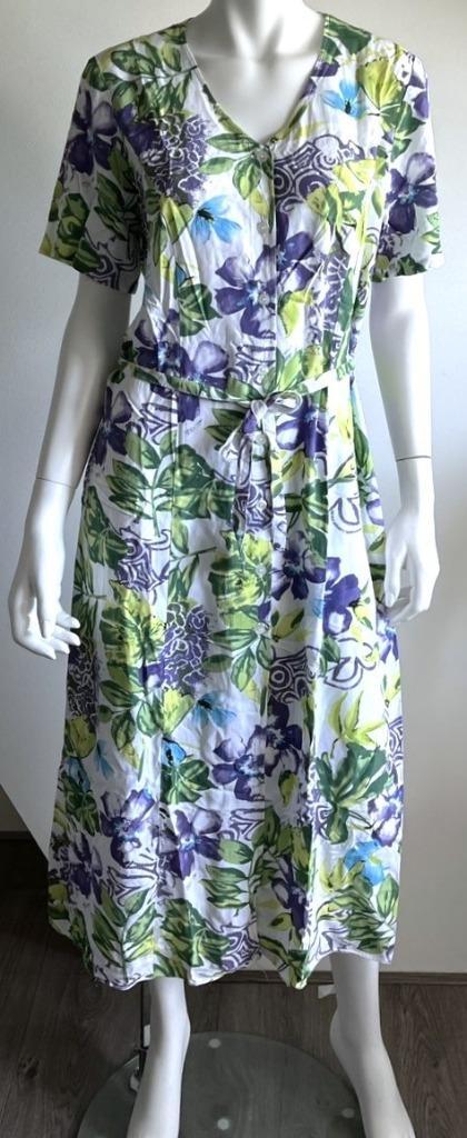 BEXLEYS leuke gebloemde zomer jurk mt 38 / 40, Kleding | Dames, Jurken, Gedragen, Maat 38/40 (M), Overige kleuren, Onder de knie