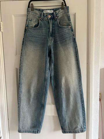Wide leg barrel jeans, maat 34, Bershka beschikbaar voor biedingen