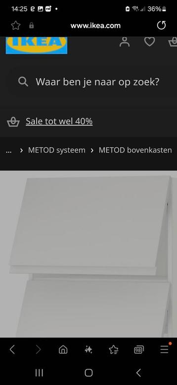 Metod bovenkast met voxtorp deur mat wit - afbeelding 3
