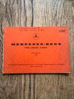 Mercedes L406DG-O309D Onderdelen Boekje 1969, Ophalen of Verzenden, Gebruikt, Mercedes-Benz