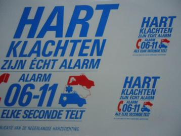 sticker oud ALARM 0611 06-11 politie brandweer ambulance  beschikbaar voor biedingen