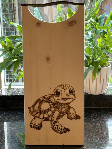 Borrelplank “Schildpad” beschikbaar voor biedingen