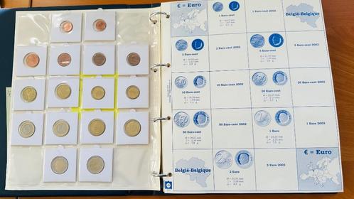 Compleet album met euromunten 2002, Postzegels en Munten, Munten | Europa | Euromunten, Setje, 2 euro, Spanje, Ophalen