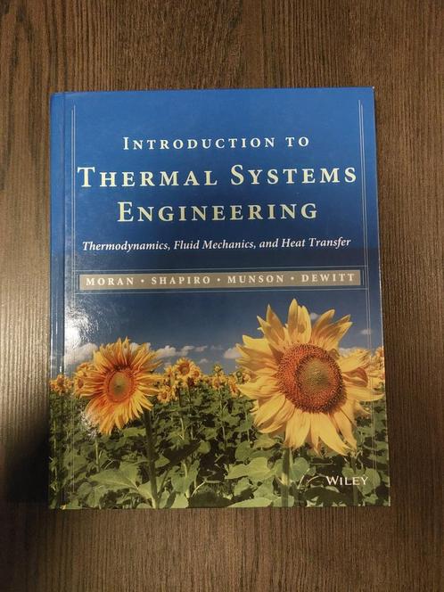 Thermal Systems Engineering, Boeken, Studieboeken en Cursussen, Zo goed als nieuw, HBO, Beta, Ophalen of Verzenden