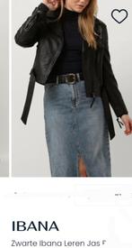 Maat 40 /42 Dames *JACK * leer merk IBANA lederen jas, Maat 38/40 (M), Zwart, Ophalen of Verzenden, Zo goed als nieuw