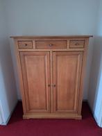 Meidenkast kast massief eiken legplanken brocante look, Ophalen, Gebruikt, 70 tot 120 cm, Brocante
