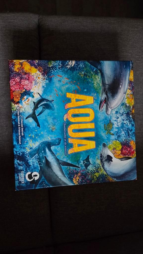 Aqua Bordspel - Sidekick Games - Compleet!, Hobby en Vrije tijd, Gezelschapsspellen | Bordspellen, Gebruikt, Drie of vier spelers