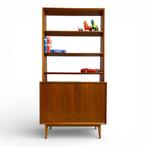 Vintage boekenkast uit Zweden, Gebruikt, Teakhout, ?, 150 tot 200 cm
