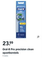 Oral-B pro precision clean opzetborstels 8x, Ophalen of Verzenden, Nieuw, Opzetborstel
