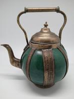 Oosterse decoratie sier theepot, Huis en Inrichting, Ophalen of Verzenden