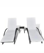 NIEUWE Ligbedden met kussen + tafeltje, Tuin en Terras, Ligbedden, Venlo, Nieuw, Ophalen of Verzenden, Info@habatrading.com