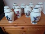 10 kruidenpotjes met afbeeldingen van poesen, Huis en Inrichting, Ophalen of Verzenden, Nieuw