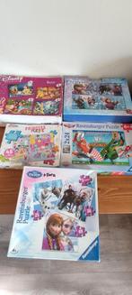 Puzzles Disney, Frozen, Elsa en Anna, Planes, Dusty Ripsling, 10 tot 50 stukjes, 4 tot 6 jaar, Gebruikt, Ophalen of Verzenden