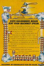 retro reclame 1989 NS railrunner speel voor machinist, Verzamelen, Verzenden, Overige typen